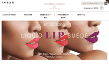 Tablet Screenshot of civilizedcosmetics.com